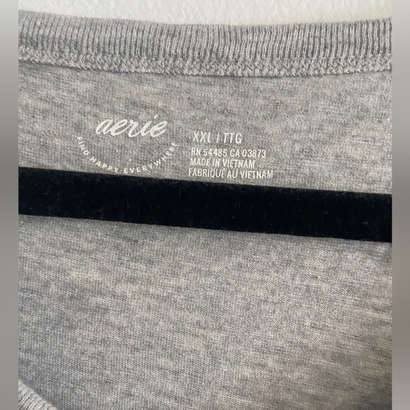 Aerie Cross-Over TShirt with Tie - Picture 3 of 3